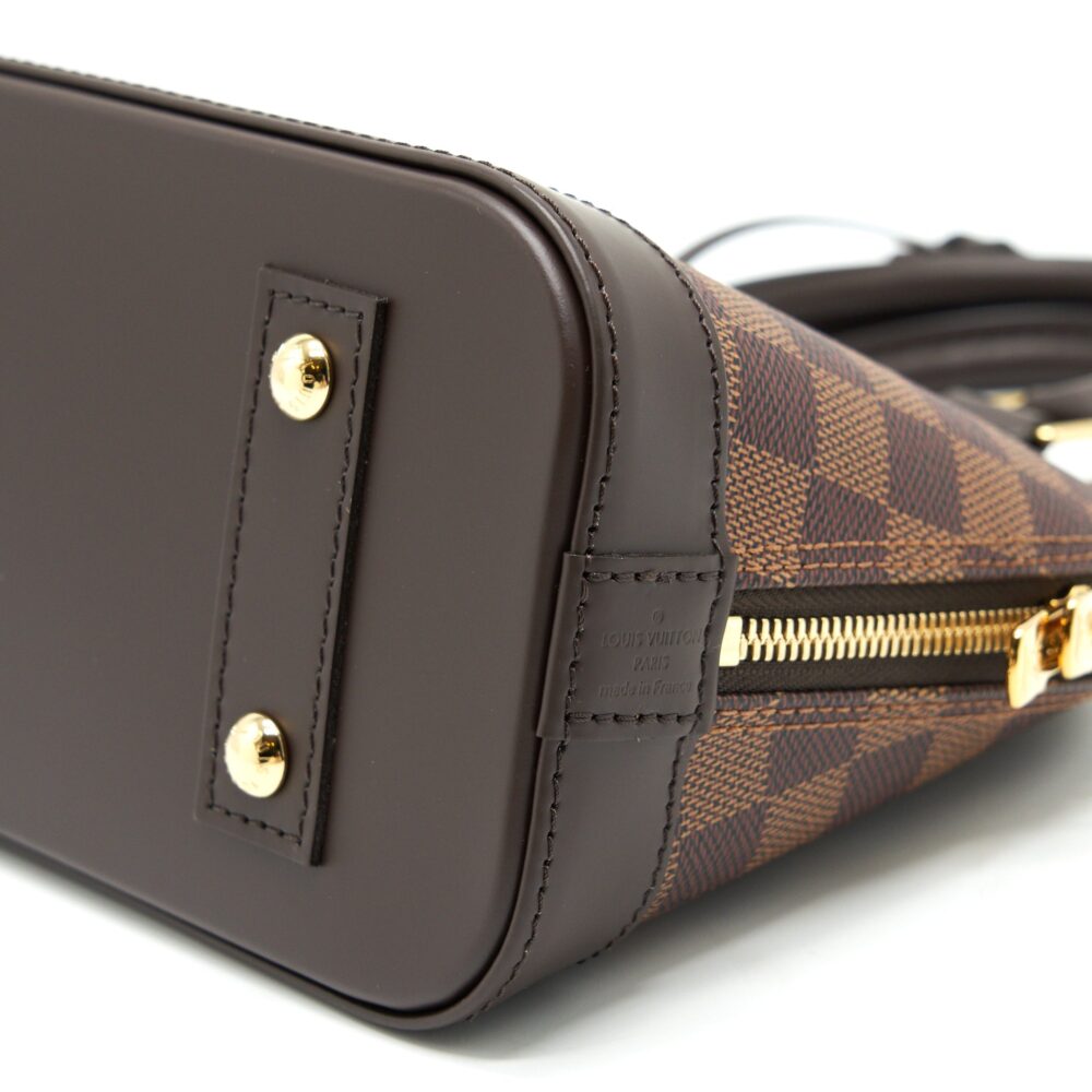AAA Replica Louis Vuitton LV ALMA BB IN DAMIER EBENE