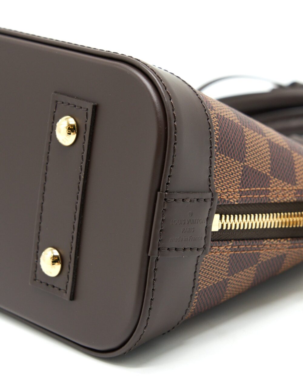 AAA Replica Louis Vuitton LV ALMA BB IN DAMIER EBENE
