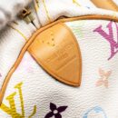 AAA Replica Louis Vuitton LV SPEEDY 30 MONOGRAM CANVAS WHITE MULTICOLOUR GHW