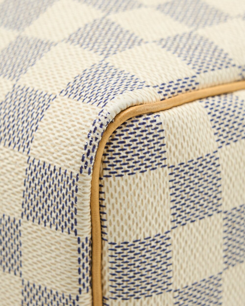 AAA Replica Louis Vuitton LV SPEEDY 25 DAMIER AZUR CANVAS GHW