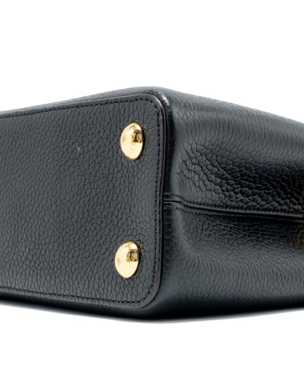 AAA Replica Louis Vuitton LV CAPUCINES BB TAURILLON CALFSKIN BLACK GHW