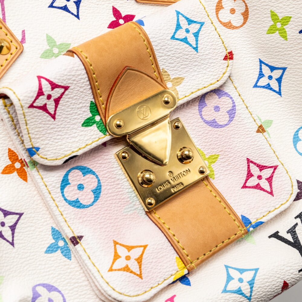 AAA Replica Louis Vuitton LV SPEEDY 30 MONOGRAM CANVAS WHITE MULTICOLOUR GHW