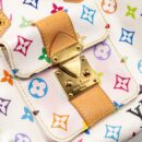 AAA Replica Louis Vuitton LV SPEEDY 30 MONOGRAM CANVAS WHITE MULTICOLOUR GHW