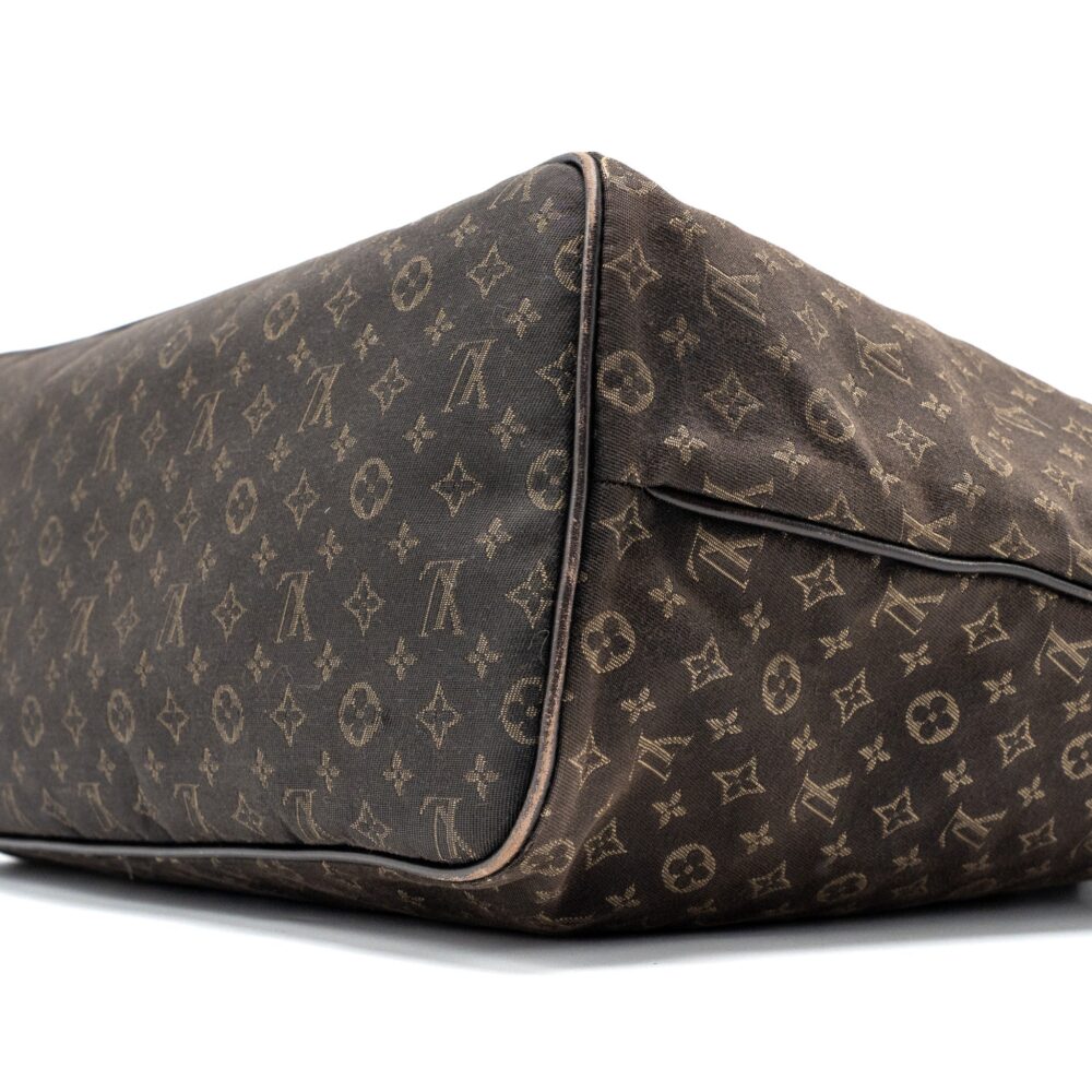 AAA Replica Louis Vuitton LV VINTAGE NEVERFULL MM FABRIC DARK BROWN GHW