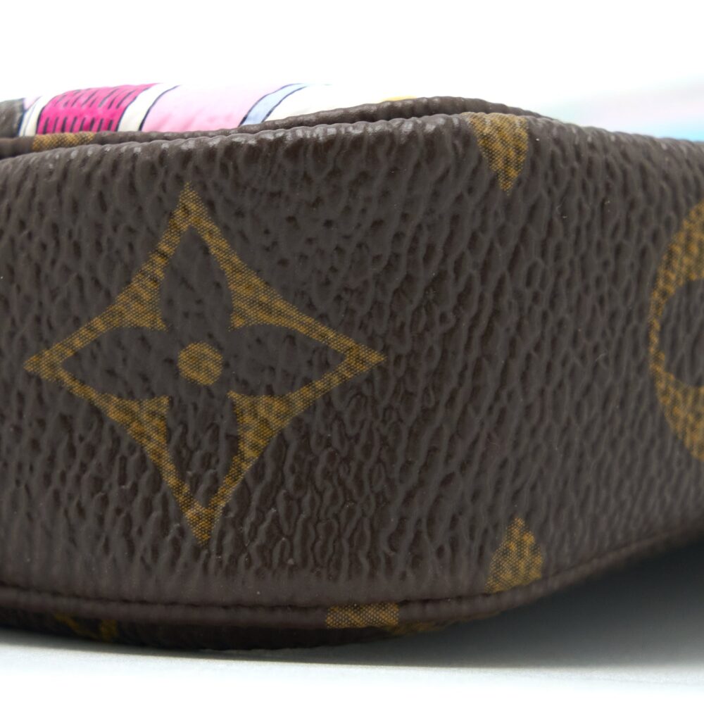 AAA Replica Louis Vuitton LV VIVIENNE HOLIDAYS MINI POCHETTE ACCESSORIES MONOGRAM CANVAS/MULTICOLOR GHW