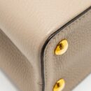 AAA Replica Louis Vuitton LV CAPUCINES PM CALFSKIN GREY GHW