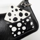 AAA Replica Louis Vuitton LV YAYOI KUSAMA MARELLINI EPI LEATHER BLACK SHW
