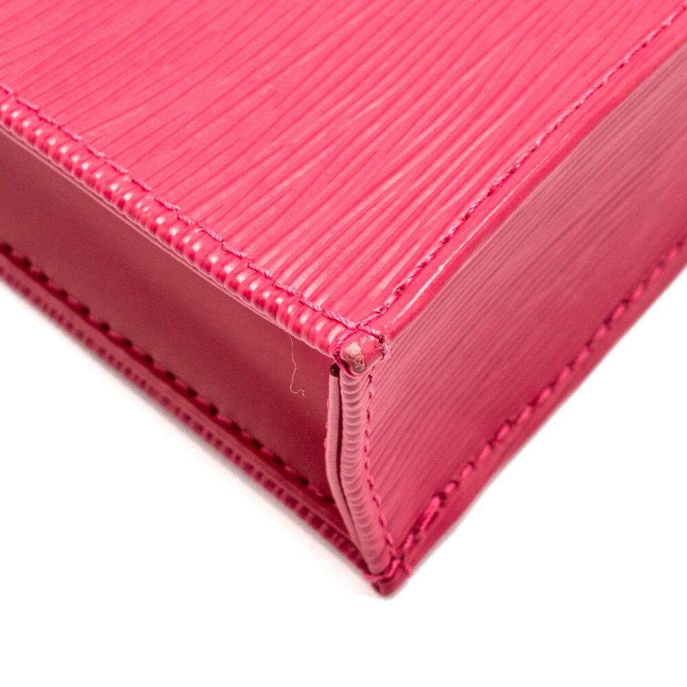 AAA Replica Louis Vuitton LV PETIT SAC PLAT EPI ROSE PONDICHERRY SHW