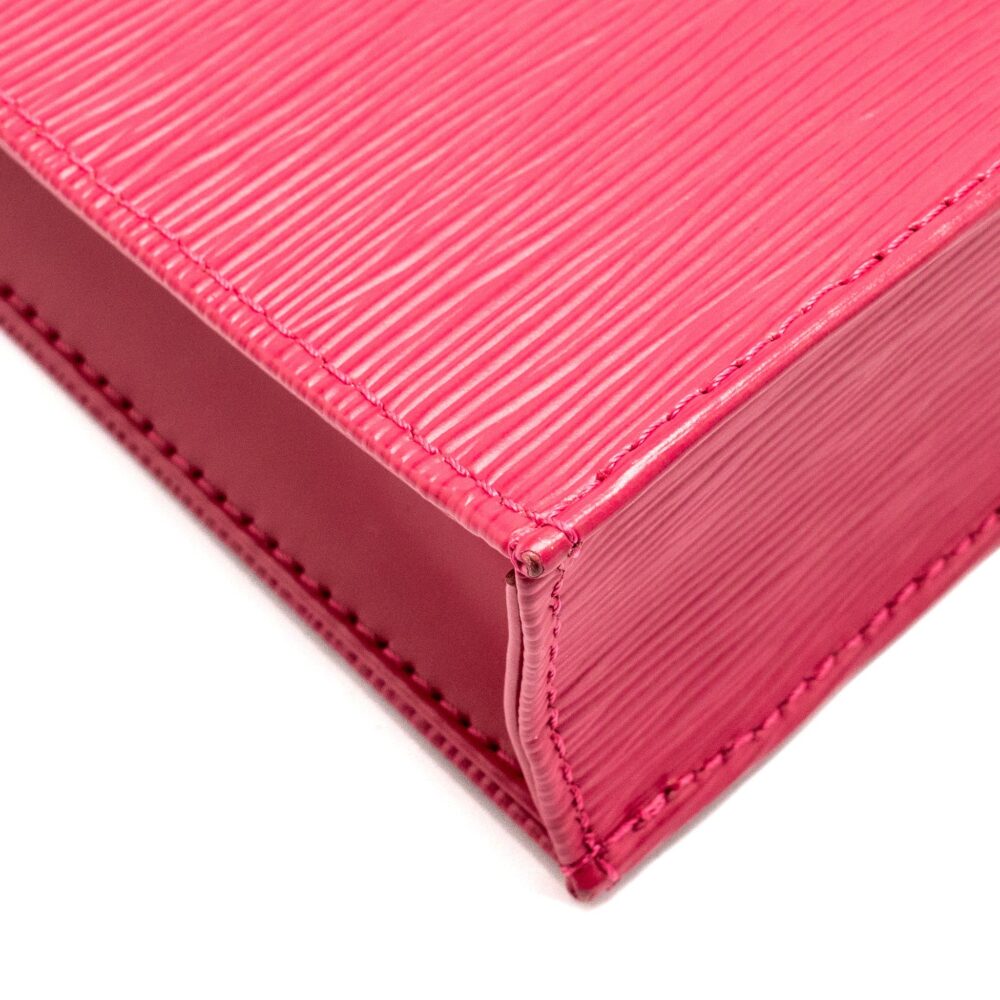 AAA Replica Louis Vuitton LV PETIT SAC PLAT EPI ROSE PONDICHERRY SHW