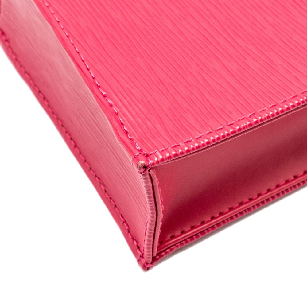 AAA Replica Louis Vuitton LV PETIT SAC PLAT EPI ROSE PONDICHERRY SHW