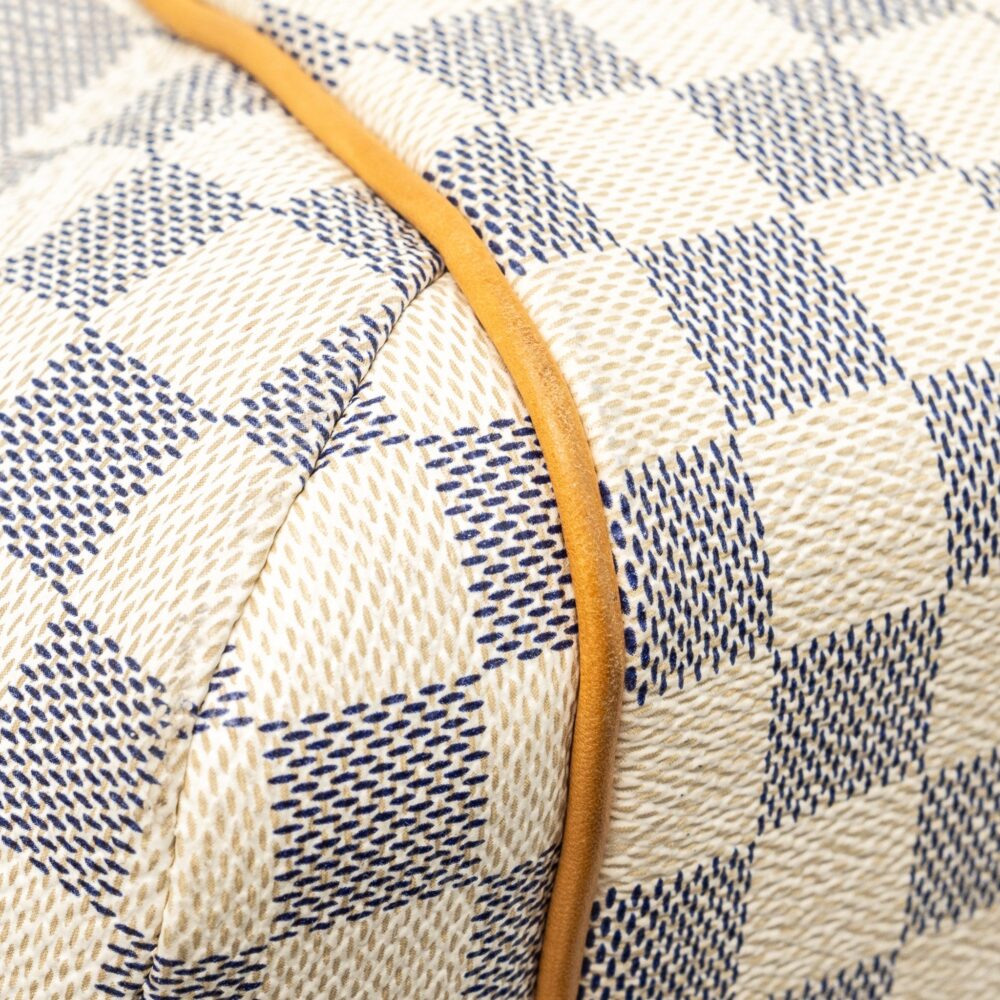 AAA Replica Louis Vuitton LV TOTE BAG DAMIER AZUR GHW