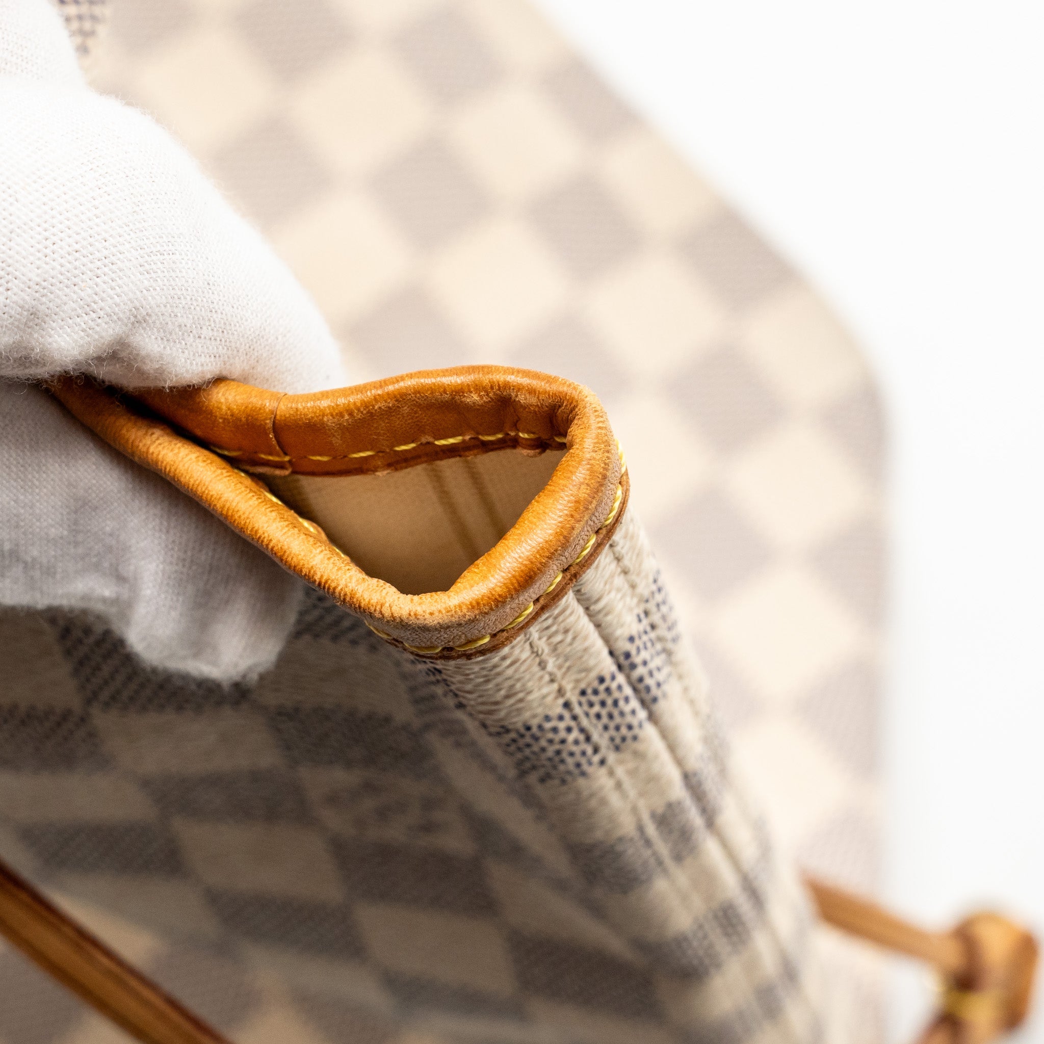 AAA Replica Louis Vuitton LV NEVERFULL GM DAMIER AZUR CANVAS GHW