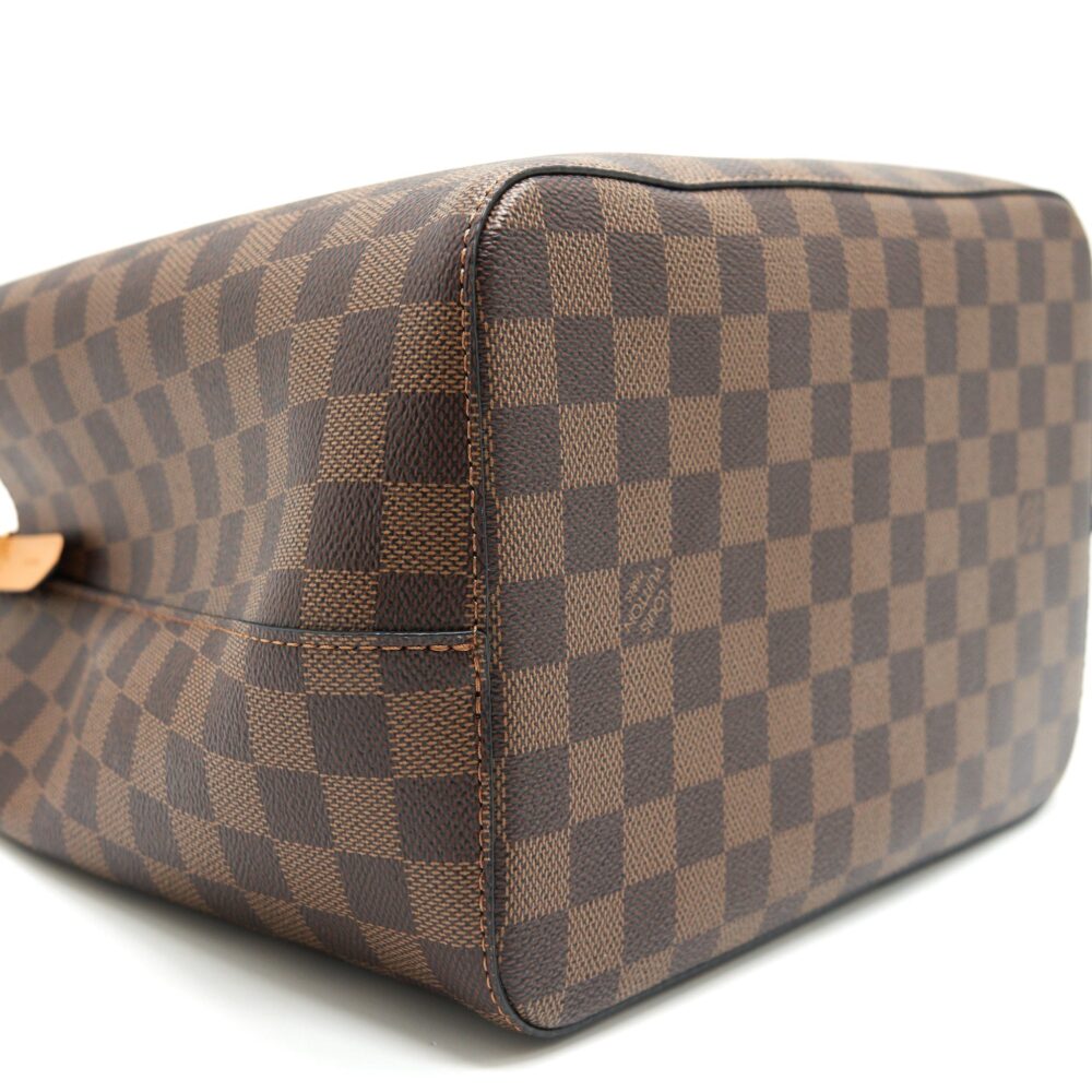 AAA Replica Louis Vuitton LV NEO NOE IN DAMIER EBENE/YELLOW