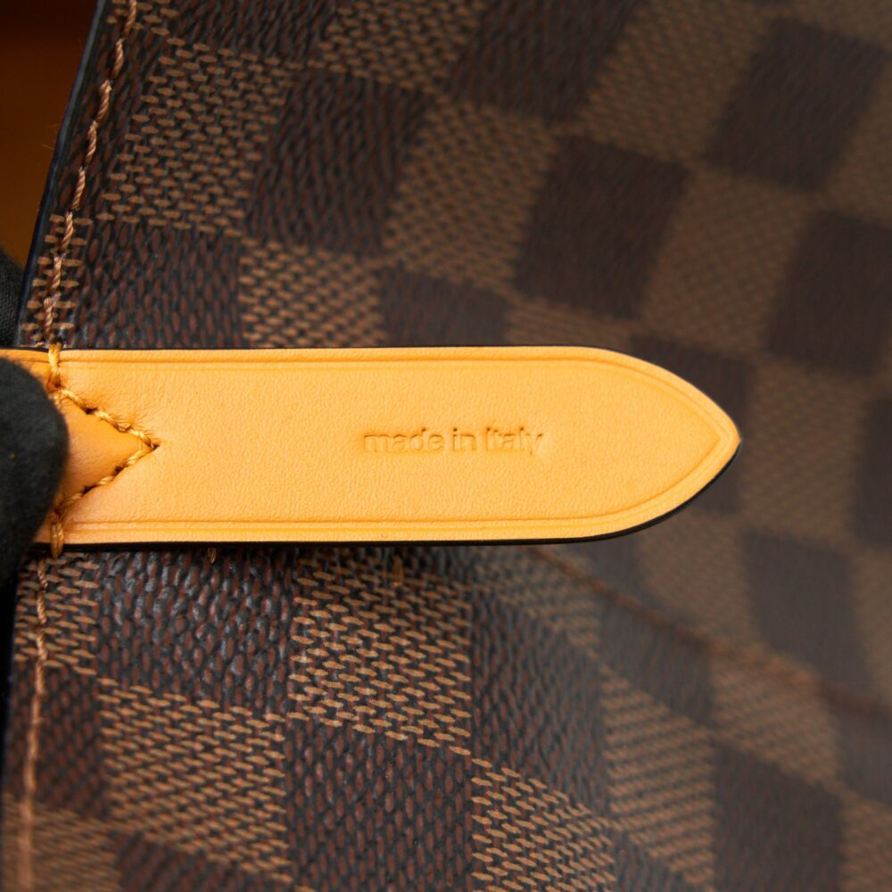 AAA Replica Louis Vuitton LV NEO NOE IN DAMIER EBENE/YELLOW