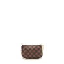 AAA Replica Louis Vuitton LV MINI POCHETTE DAMIER EBENE GHW