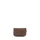 AAA Replica Louis Vuitton LV MINI POCHETTE DAMIER EBENE GHW