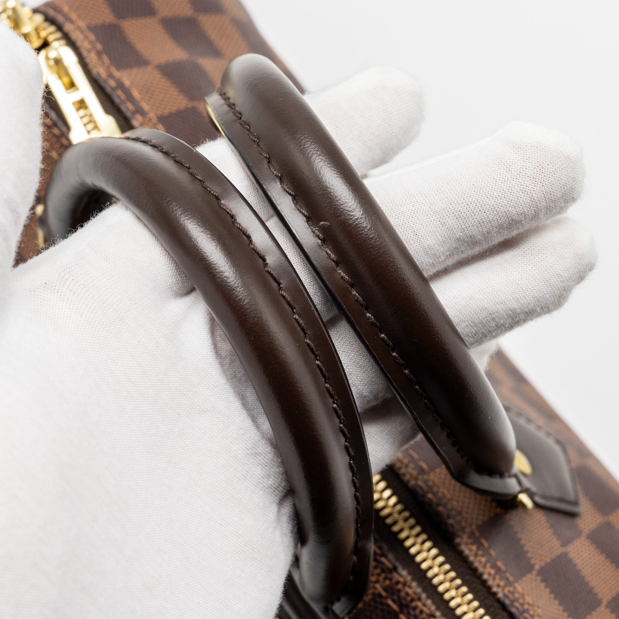 AAA Replica Louis Vuitton LV SPEEDY BANDOULIERE 25 DAMIER EBENE GHW