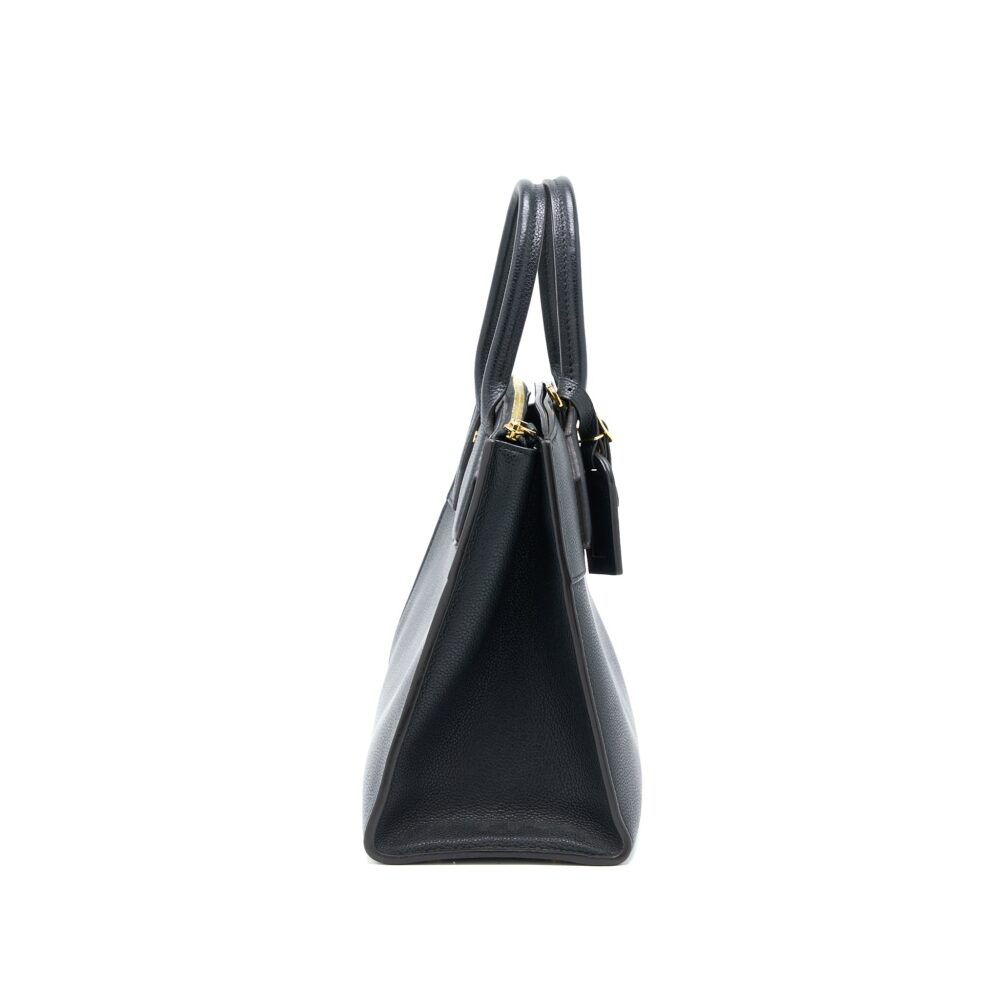 AAA Replica Louis Vuitton LV CITY STEAMER MM GRAINED CALFSKIN BLACK GHW