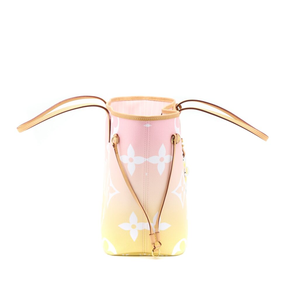 AAA Replica Louis Vuitton LV NEVERFULL MM BY THE POOL OMBRÉ ROSE GHW