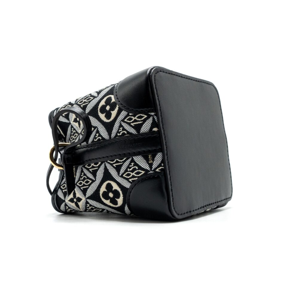 AAA Replica Louis Vuitton LV SINCE 1854 NOE PURSE CANVAS/LEATHER BLACK/MULTICOLOUR GHW