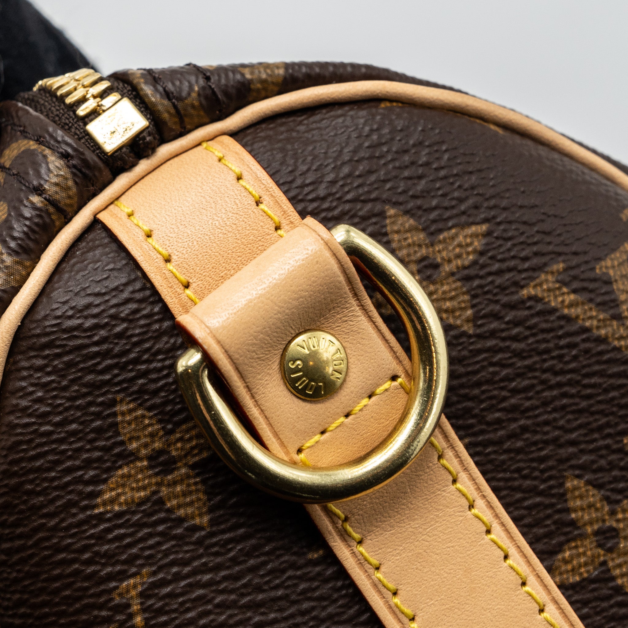 AAA Replica Louis Vuitton LV SPEEDY BANDOULIERE 25 MONOGRAM CANVAS GHW