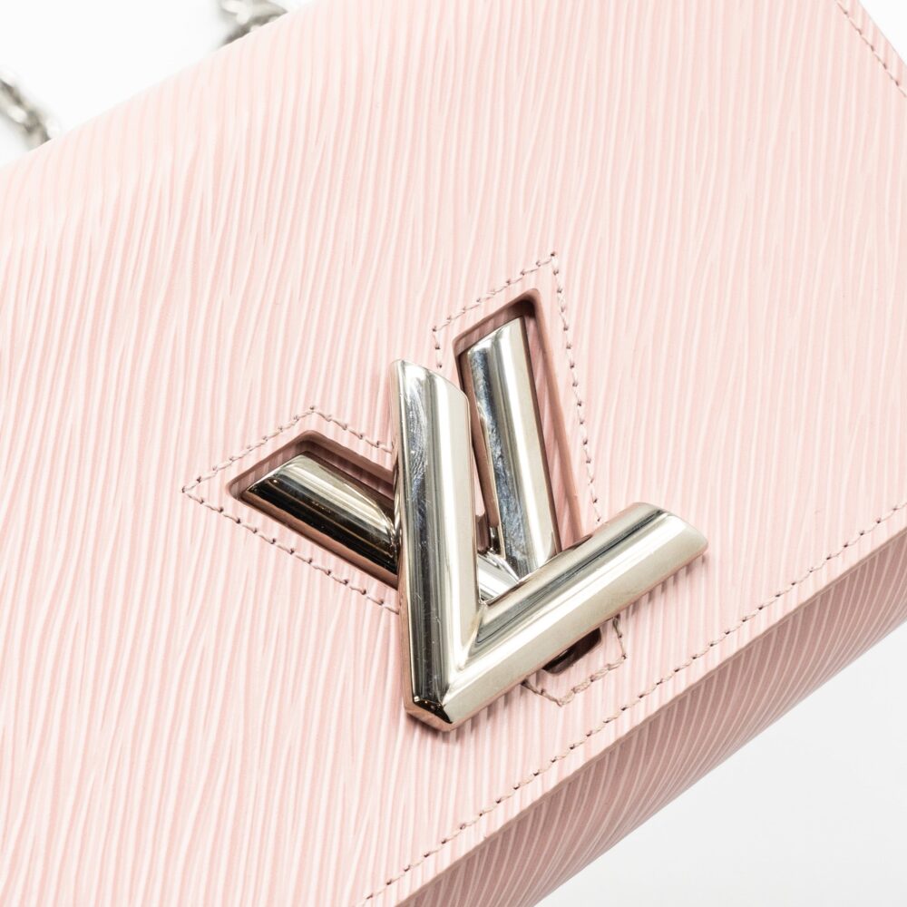 AAA Replica Louis Vuitton LV TWIST CHAIN POUCH EPI ROSE BALLERINE SHW
