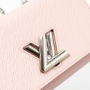 AAA Replica Louis Vuitton LV TWIST CHAIN POUCH EPI ROSE BALLERINE SHW