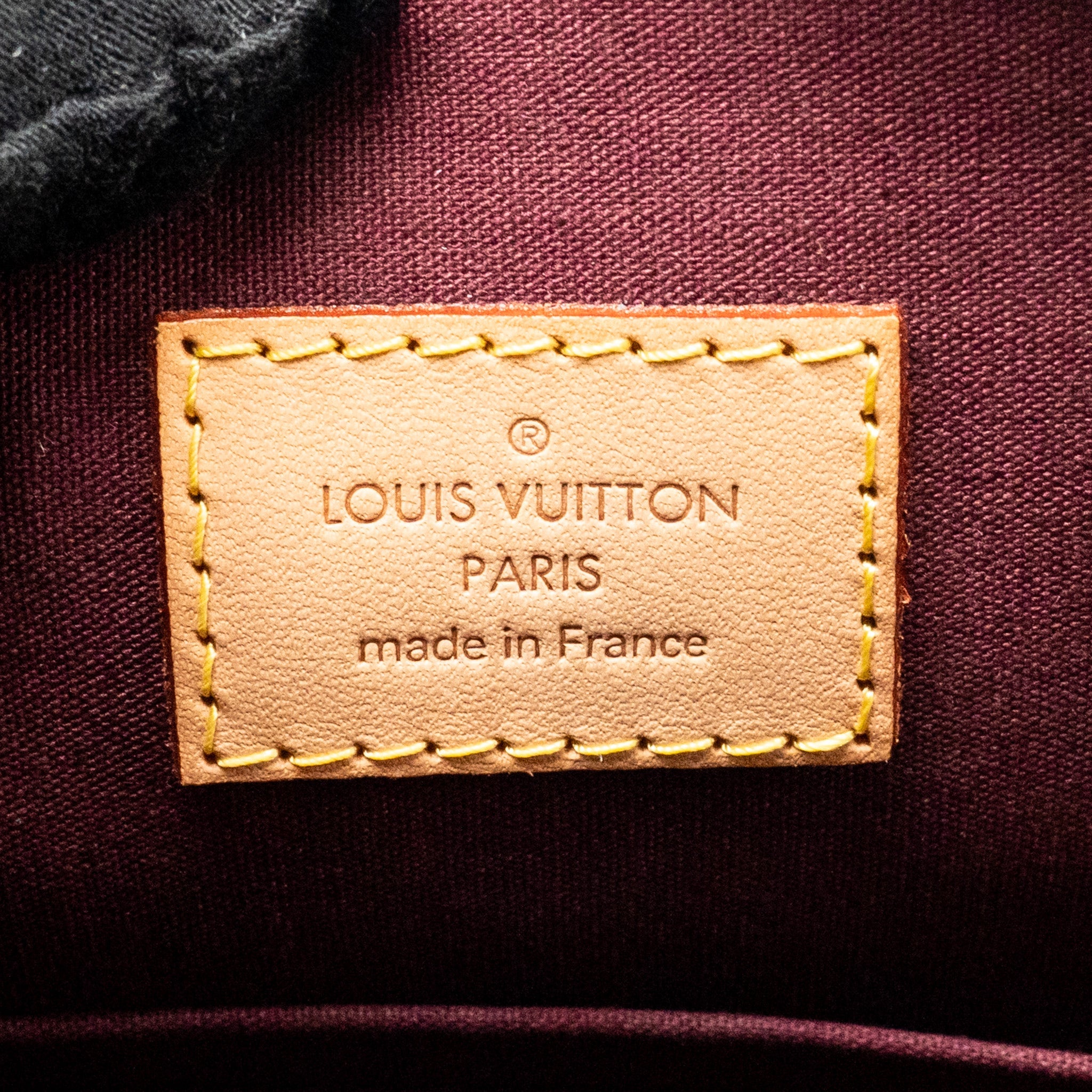 AAA Replica Louis Vuitton LV ALMA PM PATENT LEATHER AMARANTE GHW