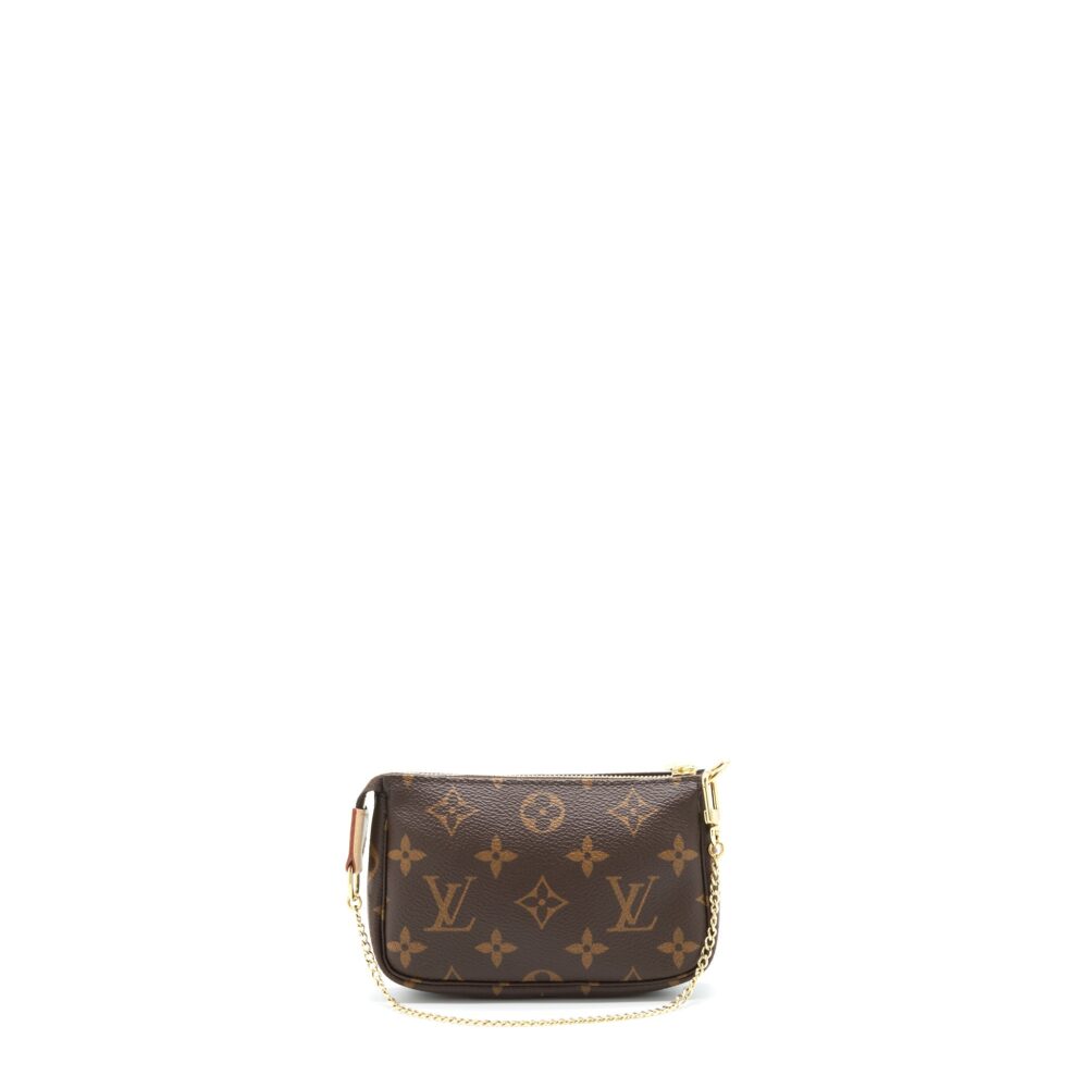 AAA Replica Louis Vuitton LV MINI POCHETTE MONOGRAM CANVAS GHW