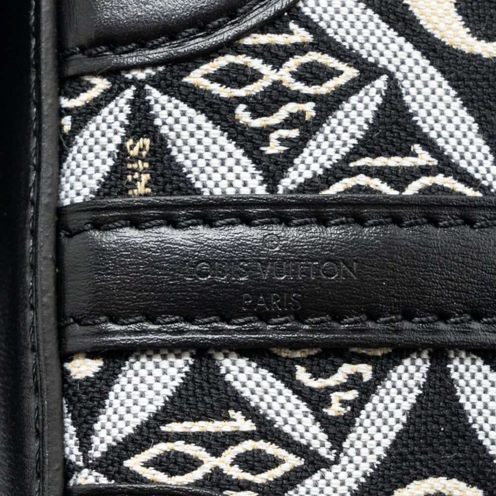 AAA Replica Louis Vuitton LV SINCE 1854 NOE PURSE CANVAS/LEATHER BLACK/MULTICOLOUR GHW