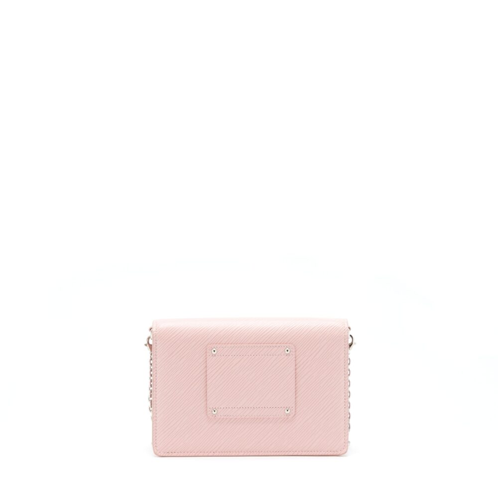AAA Replica Louis Vuitton LV TWIST WALLET ON CHAIN EPI PINK SHW