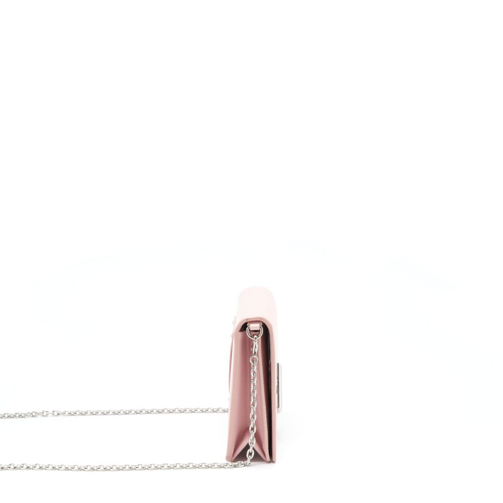AAA Replica Louis Vuitton LV TWIST WALLET ON CHAIN EPI PINK SHW