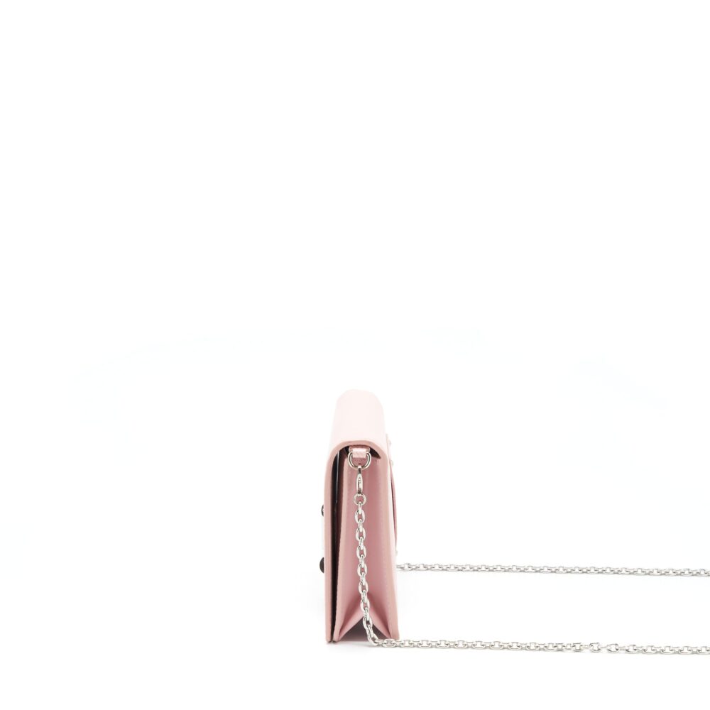 AAA Replica Louis Vuitton LV TWIST WALLET ON CHAIN EPI PINK SHW