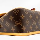 AAA Replica Louis Vuitton LV DIANE BAG WITH FUCHSIA STRAP MONOGRAM CANVAS GHW