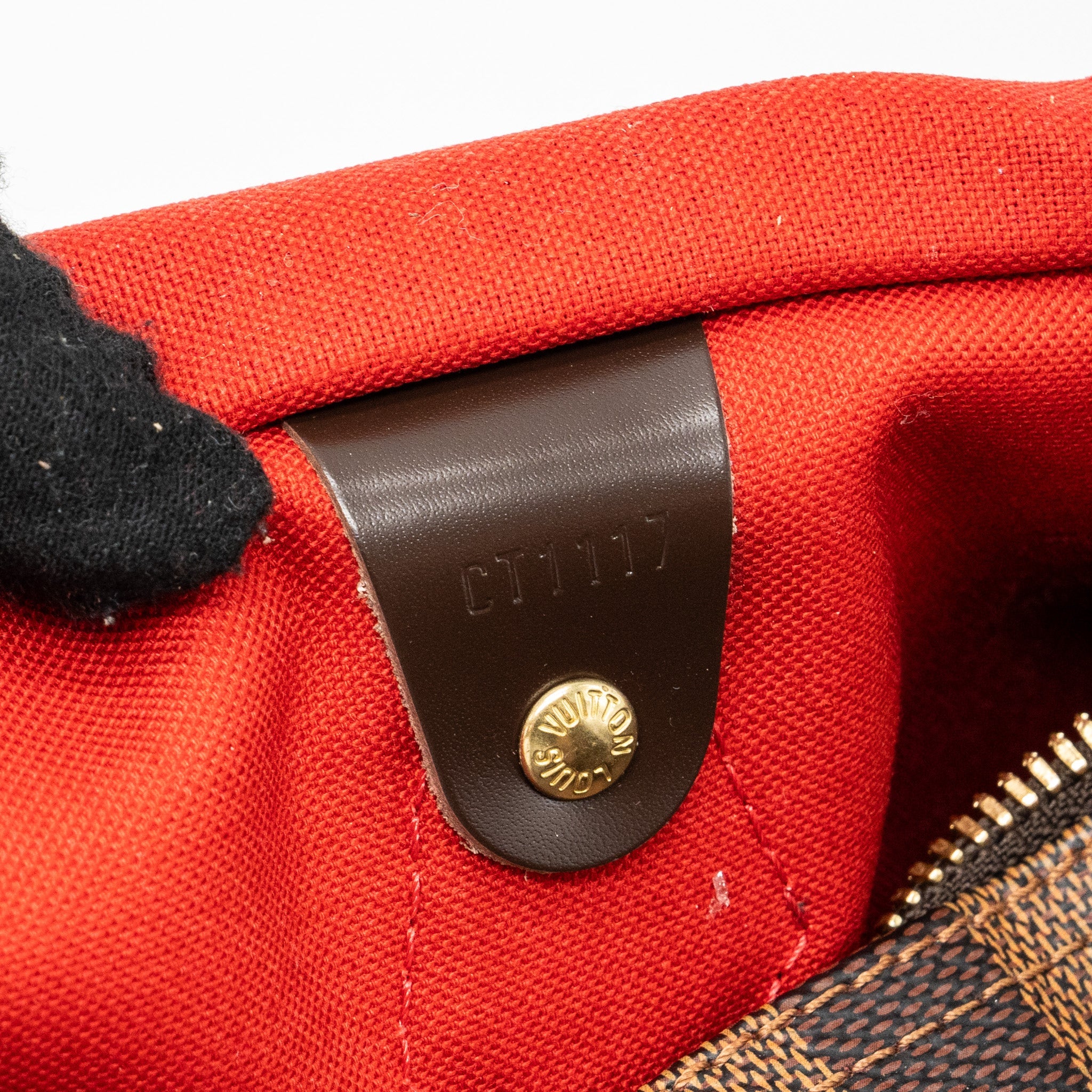 AAA Replica Louis Vuitton LV SPEEDY BANDOULIERE 30 DAMIER EBENE GHW