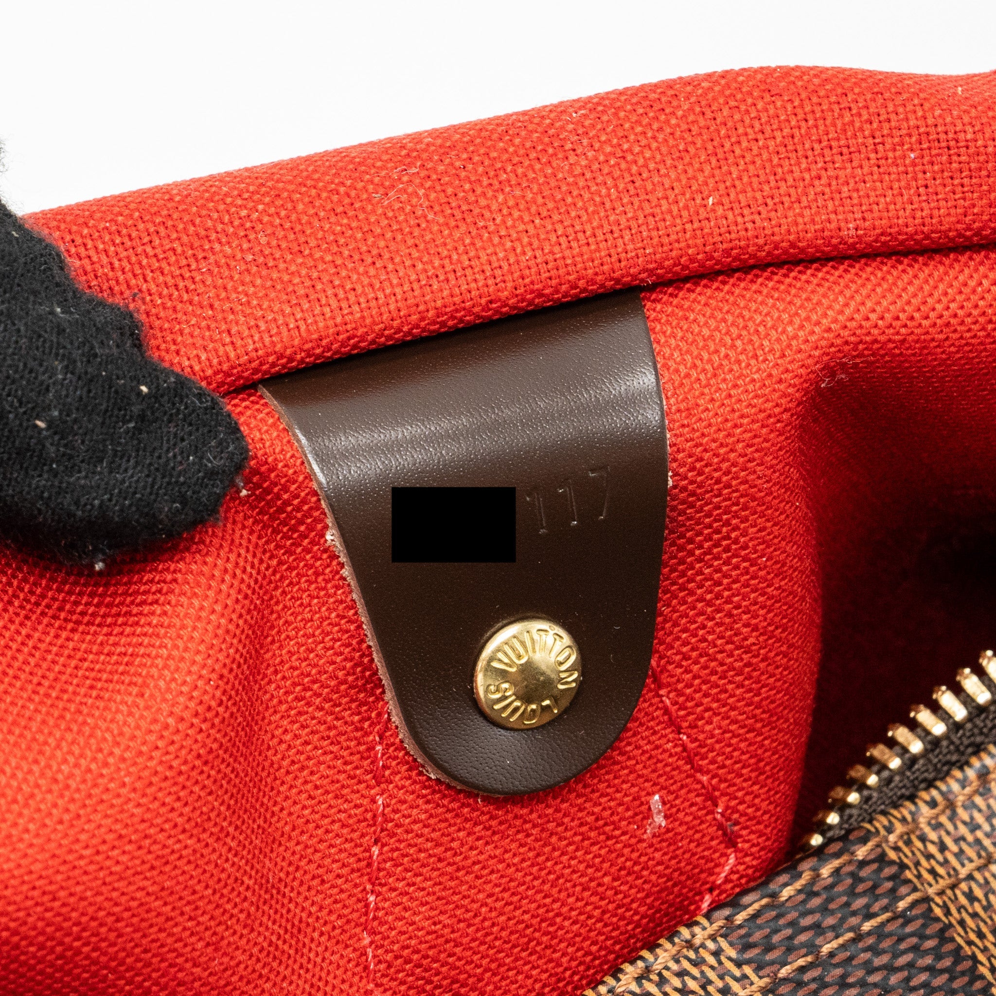 AAA Replica Louis Vuitton LV SPEEDY BANDOULIERE 30 DAMIER EBENE GHW