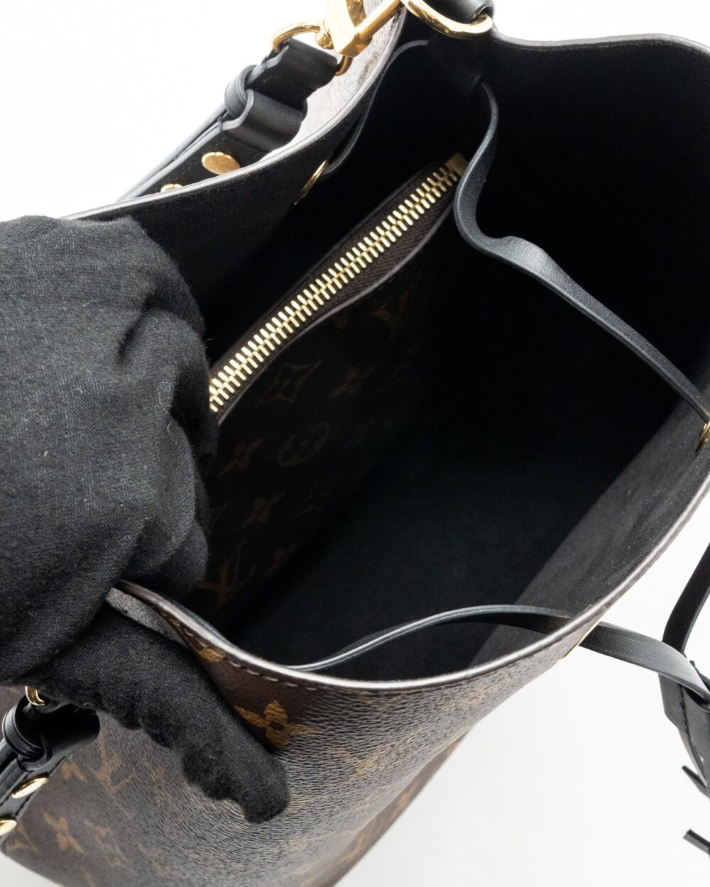 AAA Replica Louis Vuitton LV NEONOE MONOGRAM CANVAS/BLACK GHW
