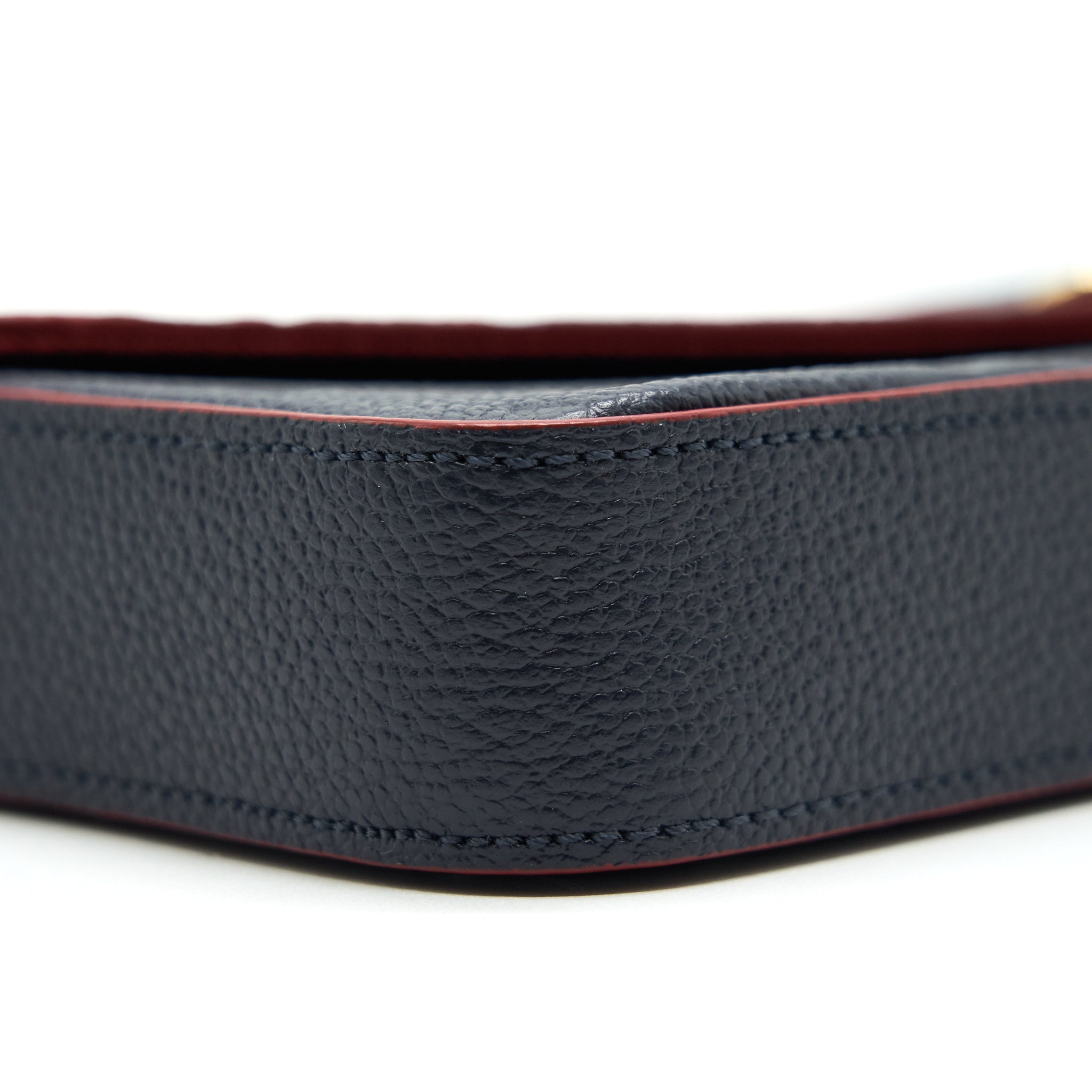 AAA Replica Louis Vuitton LV FELICIE POCHETTE MONOGRAM EMPREINTE LEATHER MARINE ROUGE