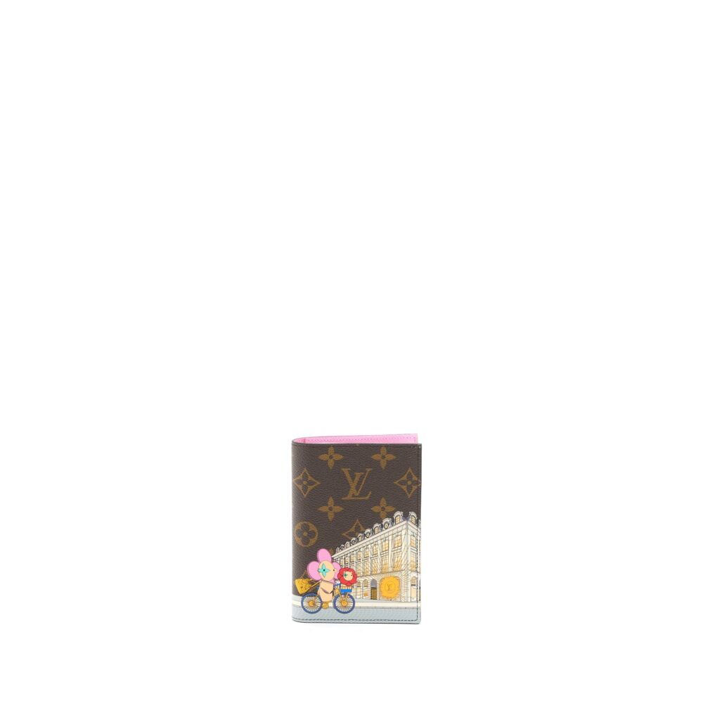 AAA Replica Louis Vuitton LV VIVIENNE HOLIDAYS PASSPORT COVER MONOGRAM CANVAS (NEW VERSION)