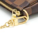 AAA Replica Louis Vuitton LV MINI POCHETTE DAMIER EBENE GHW