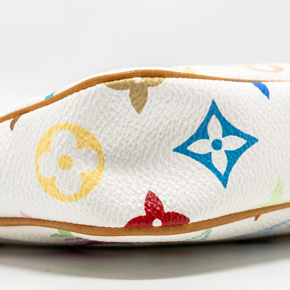 AAA Replica Louis Vuitton LV POCHETTE ACCESSORIES CANVAS WHITE MULTICOLOUR GHW