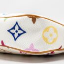 AAA Replica Louis Vuitton LV POCHETTE ACCESSORIES CANVAS WHITE MULTICOLOUR GHW
