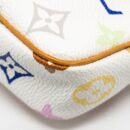 AAA Replica Louis Vuitton LV POCHETTE ACCESSORIES CANVAS WHITE MULTICOLOUR GHW