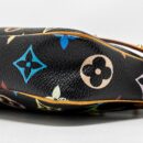 AAA Replica Louis Vuitton LV POCHETTE ACCESSORIES CANVAS BLACK MULTICOLOUR GHW