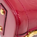 AAA Replica Louis Vuitton LV ALMA BB PATENT INDIAN ROSE GHW