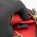 AAA Replica Louis Vuitton LV MINI POCHETTE ACCESSORIES DAMIER EBENE CANVAS GHW
