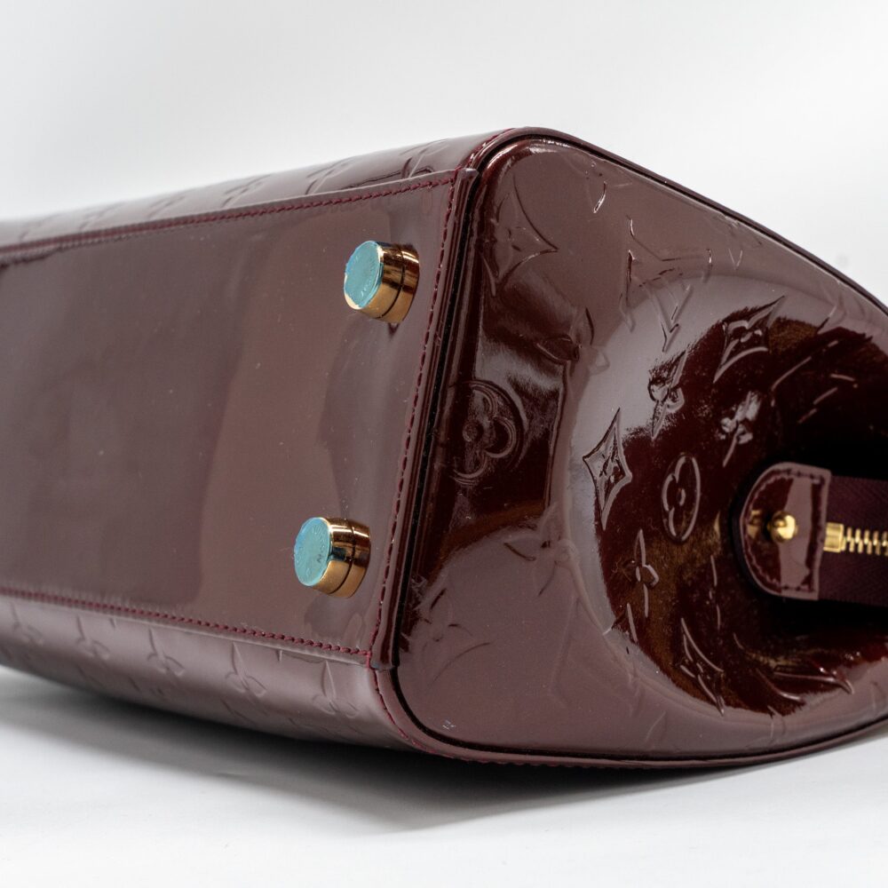 AAA Replica Louis Vuitton LV VERNIS BREA PATENT BURGUNDY AMARANTE GHW