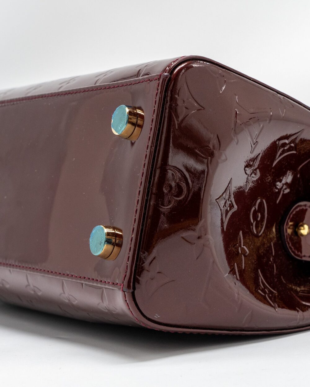AAA Replica Louis Vuitton LV VERNIS BREA PATENT BURGUNDY AMARANTE GHW