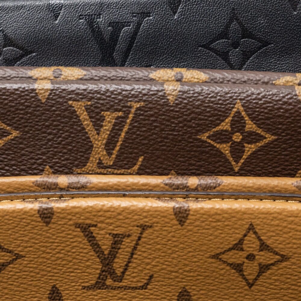 AAA Replica Louis Vuitton LV LV3 POCHETTE SHOULDER BAG REVERSE MONOGRAM CANVAS LAMBSKIN GHW