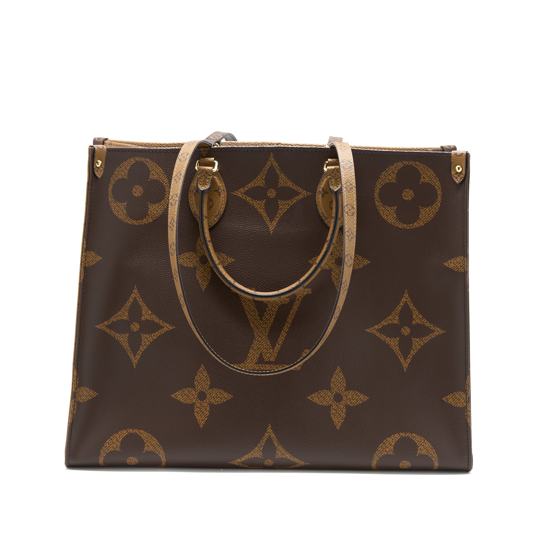 AAA Replica Louis Vuitton LV ON THE GO GM MONOGRAM REVERSE CANVAS GHW
